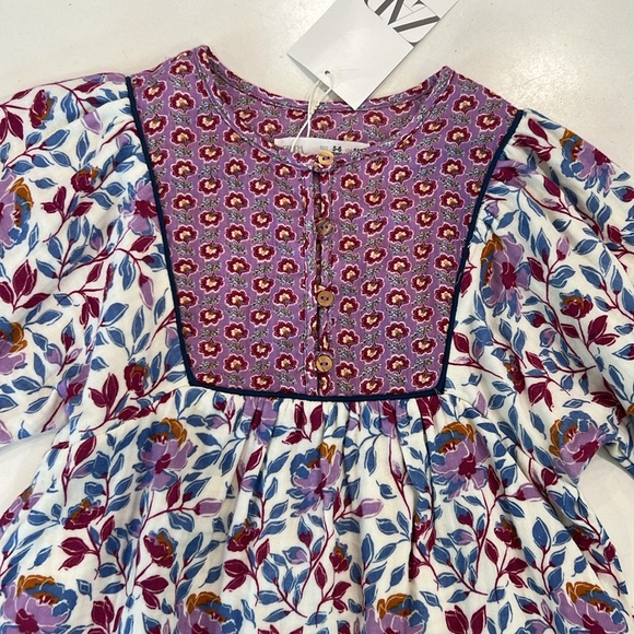 NWT: Zara floral print 5-6 years 116 CM - Picture 2 of 7